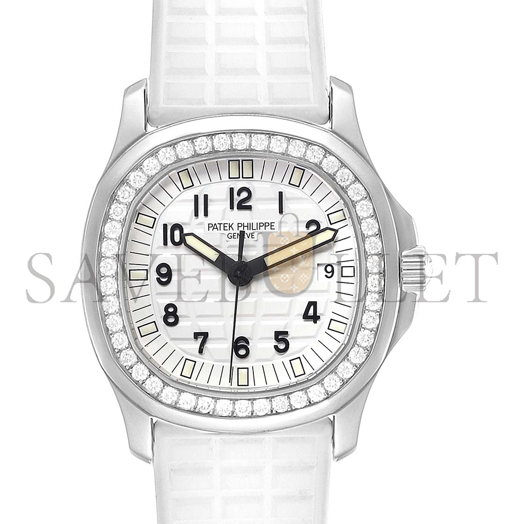 PATEK PHILIPPE AQUANAUT QUARTZ STEEL WHITE DIAL 5067A-011